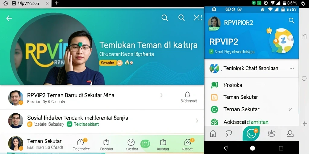 Antarmuka RPVIP2 yang intuitif dan interaktif
