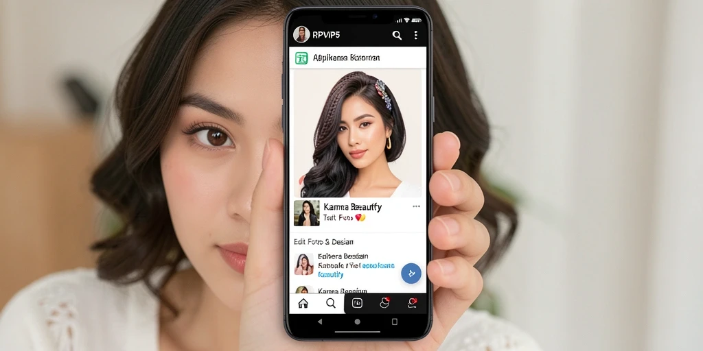 Antarmuka RPVIP5 menampilkan alat edit foto yang lengkap dan intuitif.